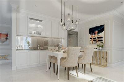 Tủ bếp chung cư sang trọng và tiện nghi cho mọi không gian nhà