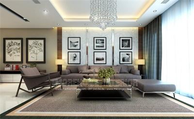 Mẫu thiết kế phòng khách biệt thự sang trọng khiến bạn phải đắm say