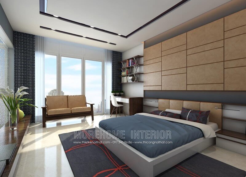 Giường ngủ bọc da đầu giường Giường ngủ bọc da đầu giường